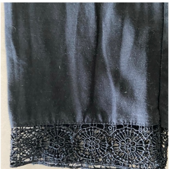 NWOT Anine Bing charming silk and lace inserts long sleeve blouse size large - Picture 8 of 8